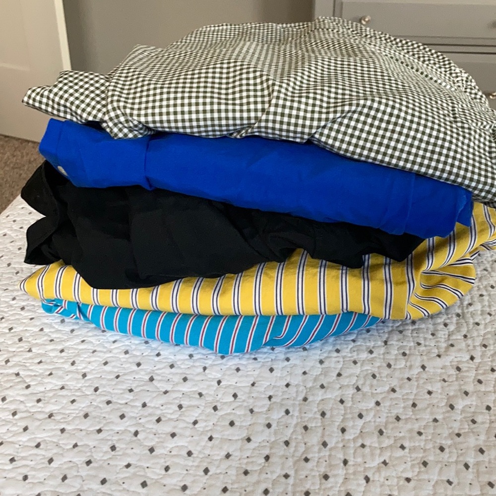 5 long sleeved button up Ralph Lauren shirts
